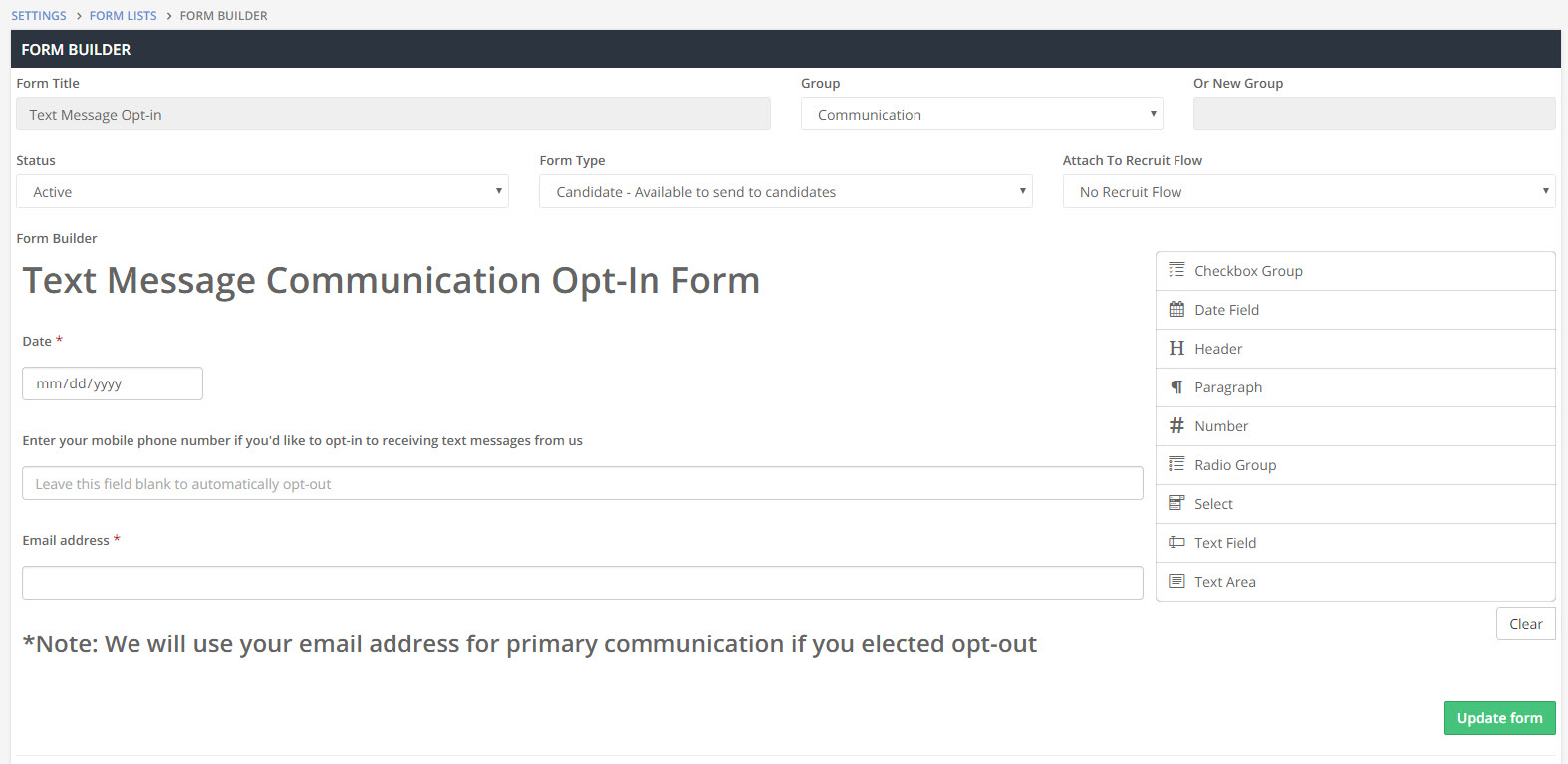 eform example
