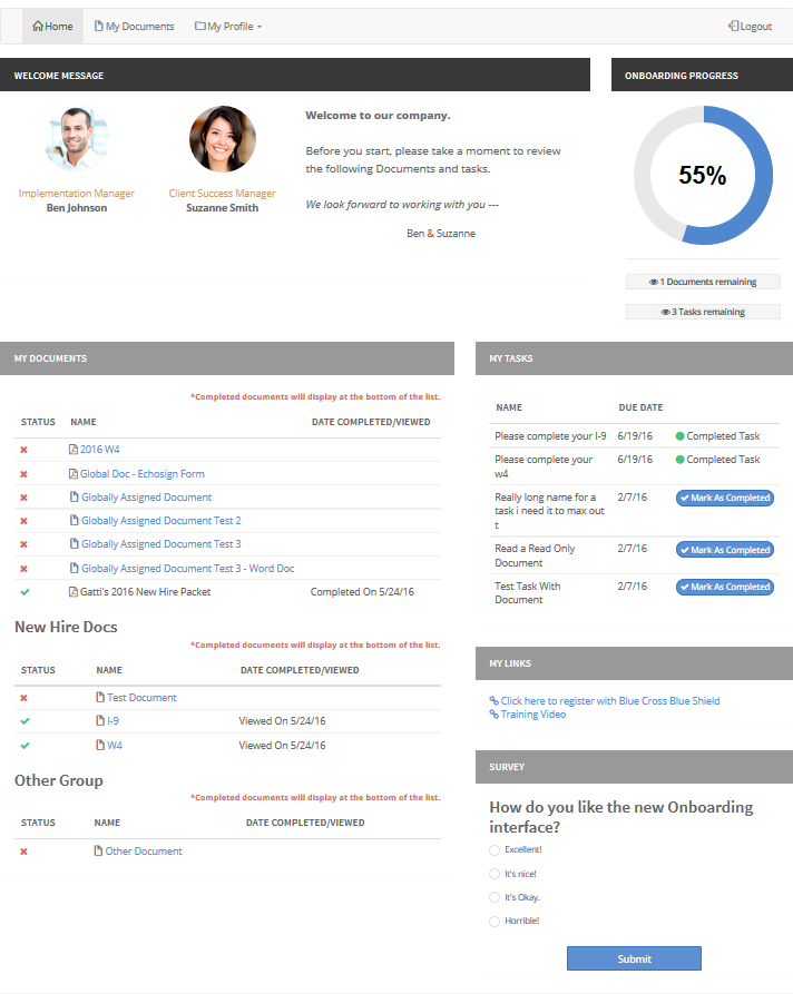 pereless systems onboarding snapshot